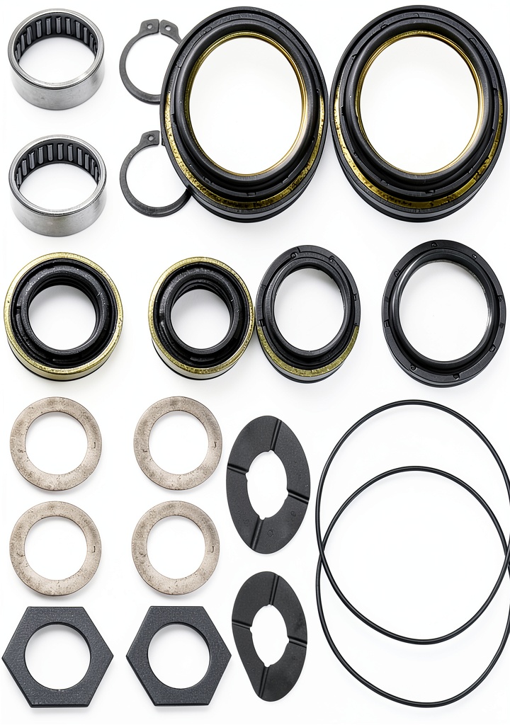 Installing Axle Shaft Seal Kit PQY Steel Rubber Design on a garage workbench