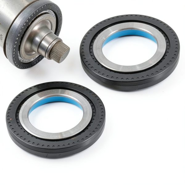 RALZAOTO Front Axle Seal & Greaseable U Joint Kit for Ford F250/F350-6